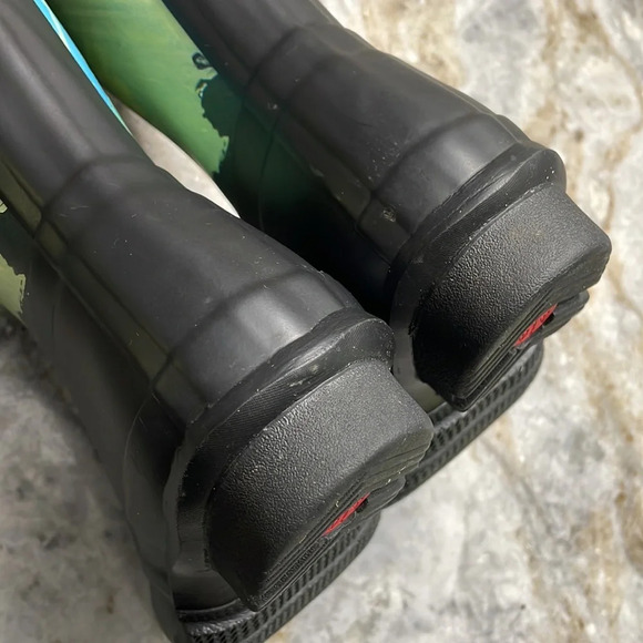 Hunter Original Limited Edition Tall Botanical Print Wellington Boot Size - Picture 8 of 14